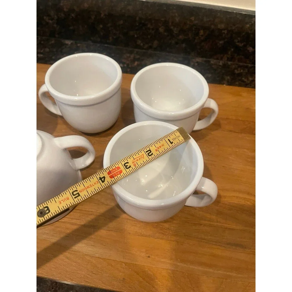 5 Pottery Barn Suppertime Du Jour coffee Mugs
